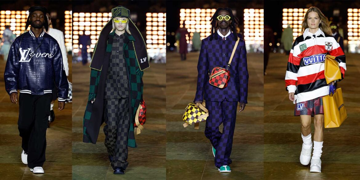 Louis Vuitton Vers Fashion Week Varsity Jacket