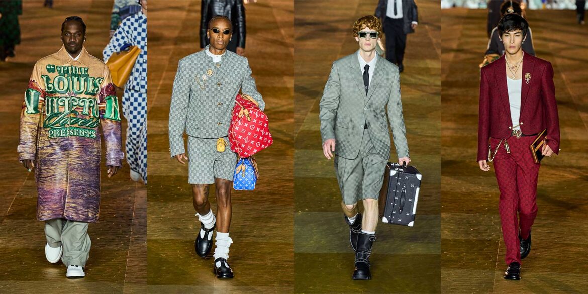Willow & Jaden Smith Get Trendy at Louis Vuitton Spring 2024 Mens
